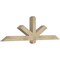 Ekena Millwork Kennewick Rough Sawn Timber Gable Bracket, Douglas Fir, 72"W x 21"H x 4"D x 4"F, 7/12 Pitch GBW072X21X0404KEN00RDF - alternate 2